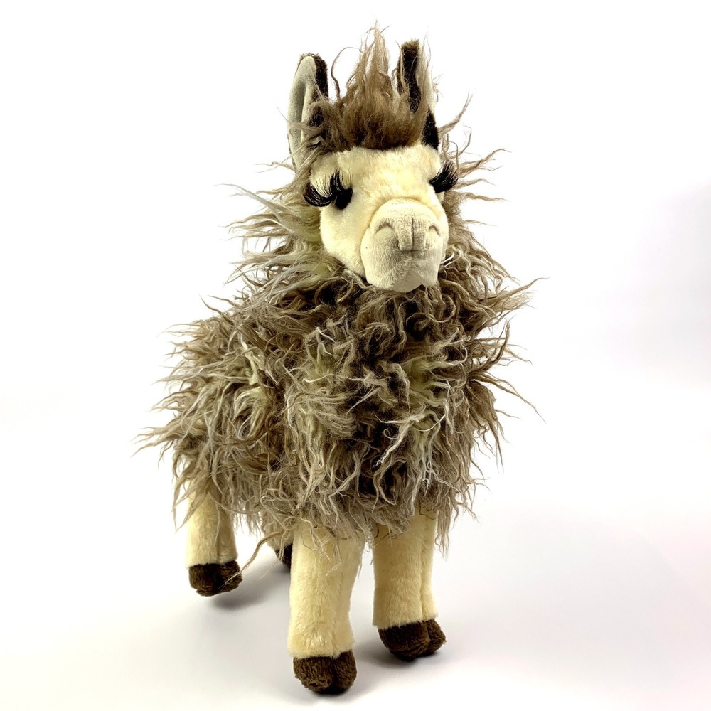 Douglas the Cuddle Toy Lance the Llama 15" Plush Crazy Fur Lashes 2018
